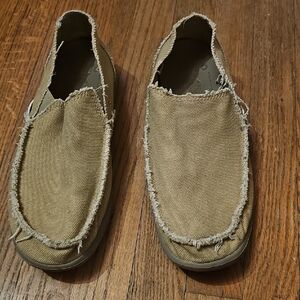 CROCS Tan Loafers